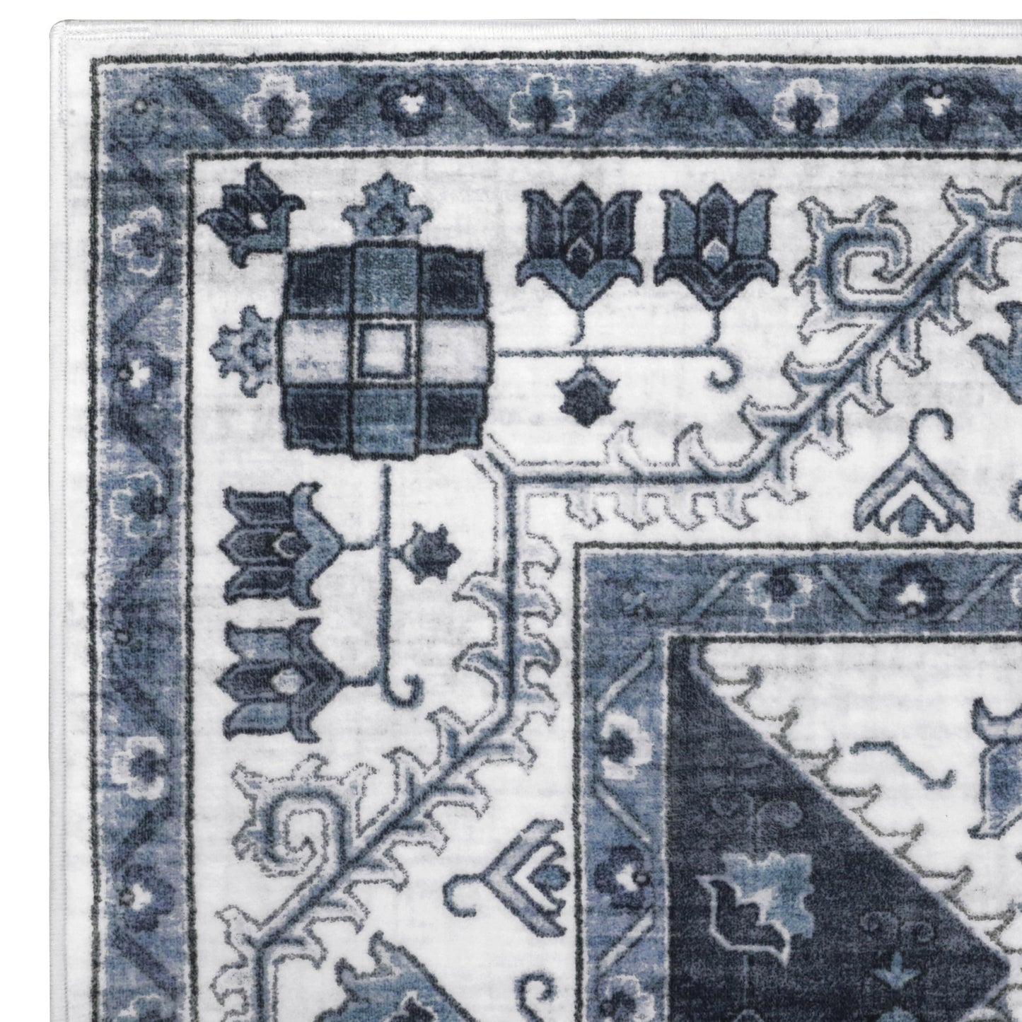 Wyatt & Ash Washable 2-Pack Runner and Accent Rug, Cyrus