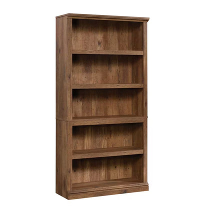 35.276 In. Wide Laurel Oak 5-Shelf Standard Bookcase
