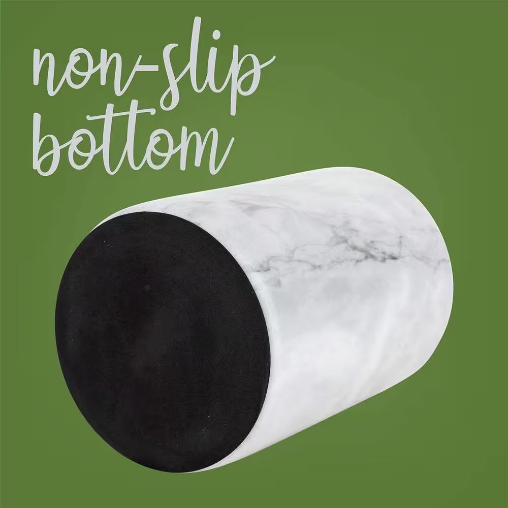 0.79 Qt. Marble Wine Chiller-1-Bottle Capacity-White-Stone-Kitchen Cooler