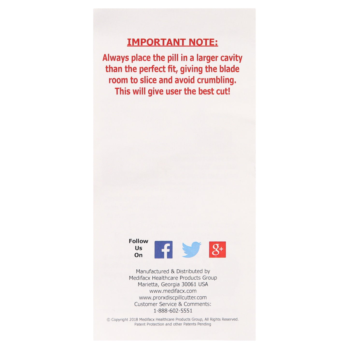 18-In-1 Green Disc for Prorx Pill Cutter - Eliminates Cross Contamination