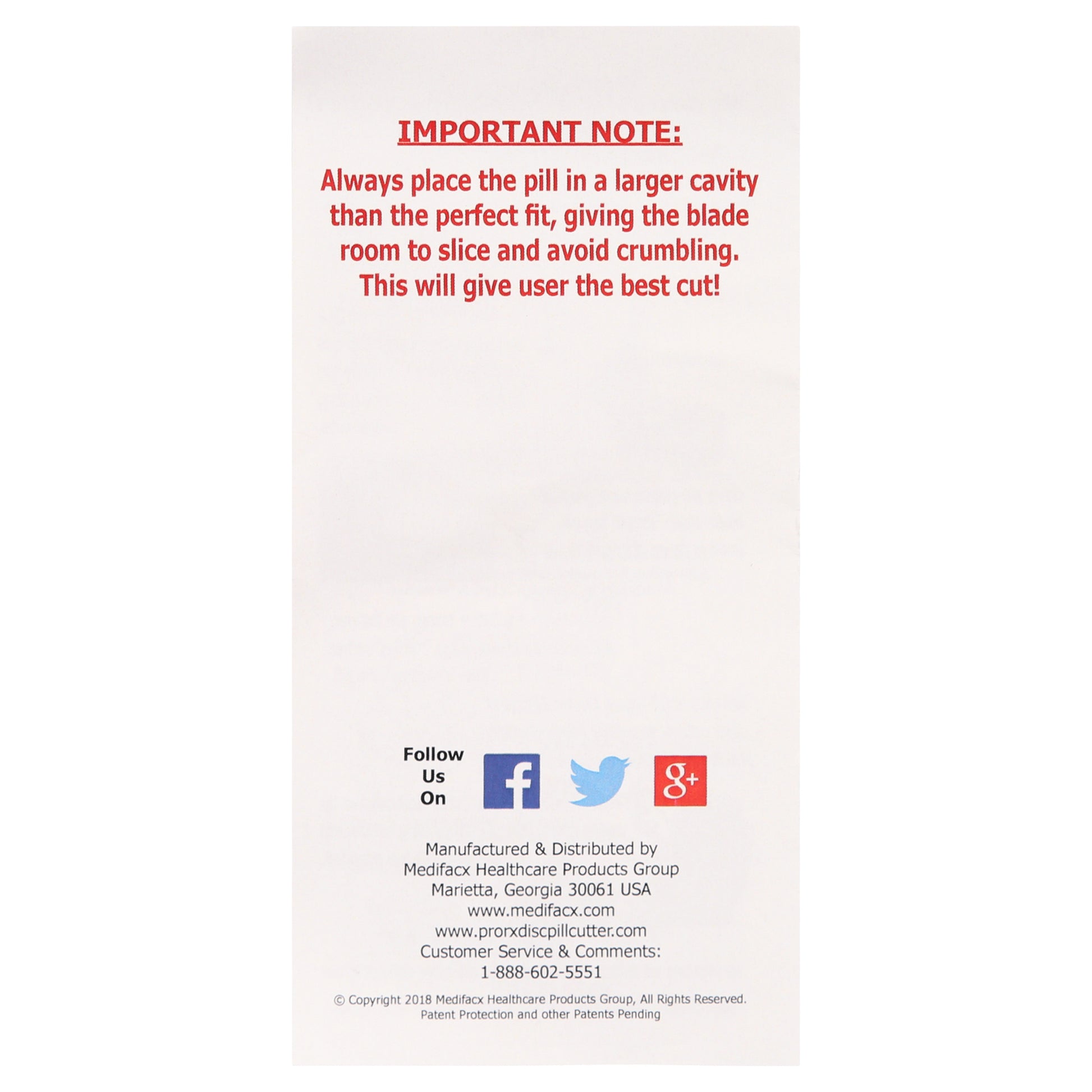 18-In-1 Green Disc for Prorx Pill Cutter - Eliminates Cross Contamination