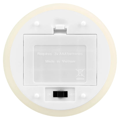 Unscented Flameless LED Pillar Candle, Ivory, Various Sizes, 3 Count