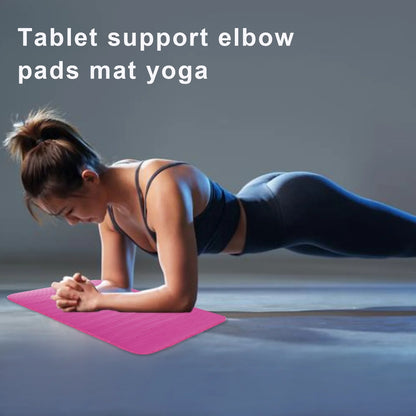 Yoga Mat - Extra Thick Anti-Slip Exercise Cushion for Men, Women, Home Gym Workout, Plank, Pilates, Elbow Joint Protector Pad