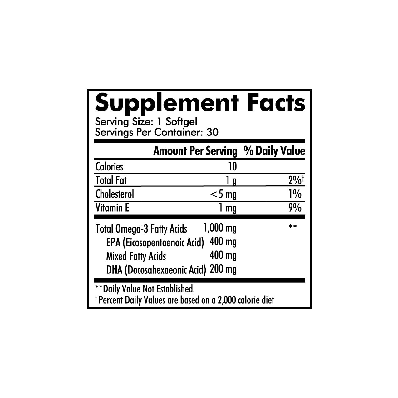 (4 Pack) , Omega 3 Dietary Supplement, Soft Gels, 1000 Mg, 30 Count
