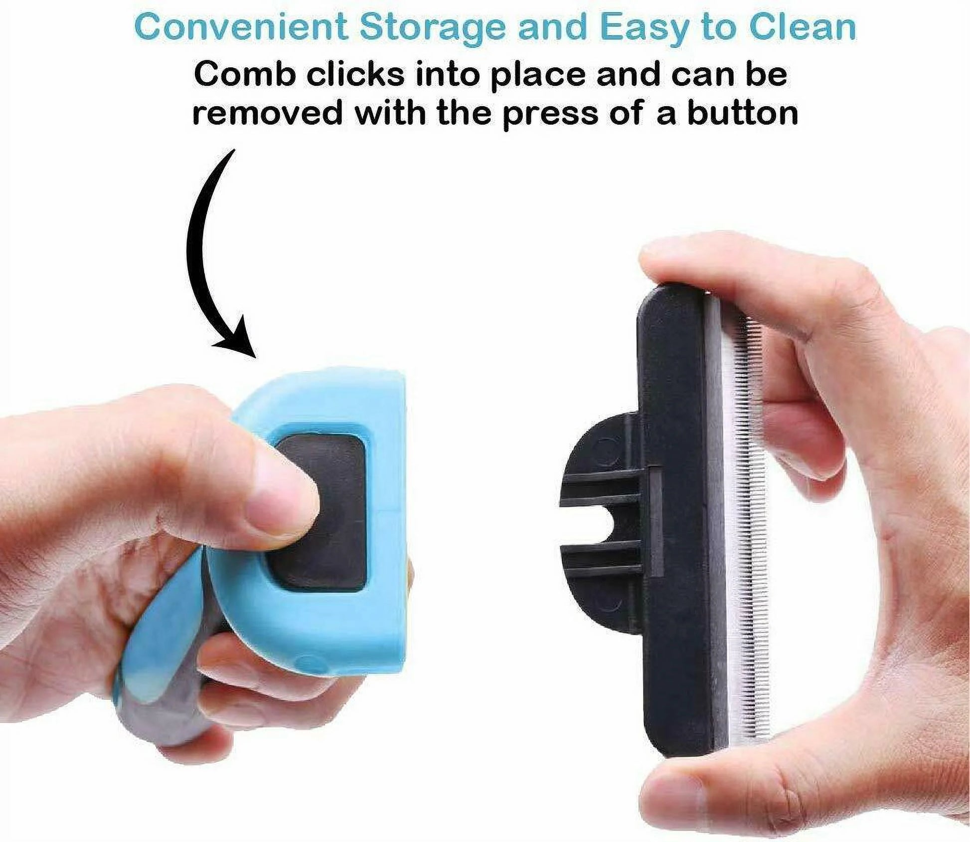 Professional Pet Brush - Grooming and Deshedding Tool for Cats and Dogs