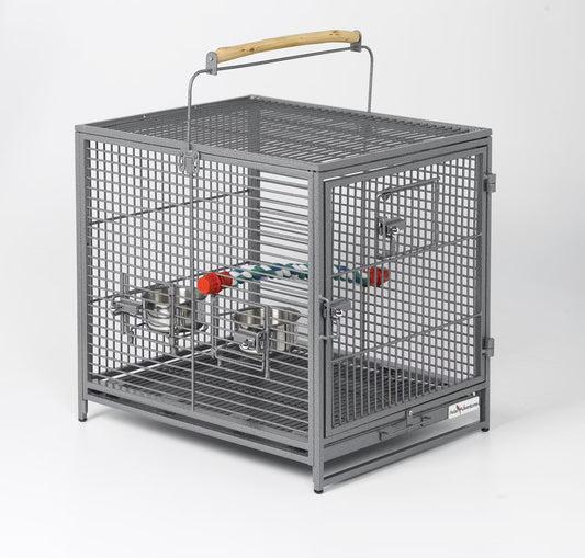 , Poquito Avian Hotel-Platinum Traveling Bird Cage