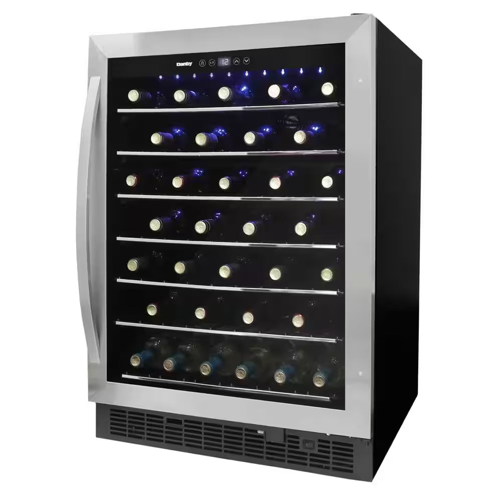 Single Zone 60-Bottle Built-In Wine Cooler