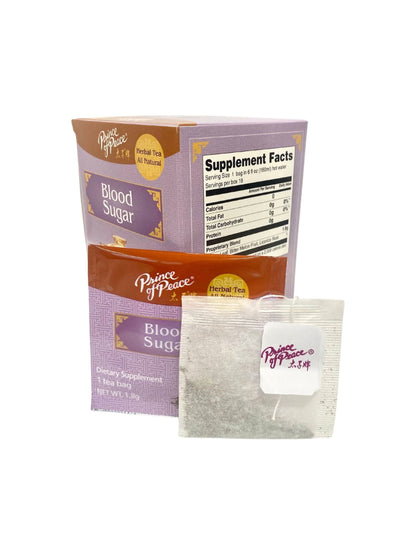 (2 Pack)  Blood Sugar Herbal Tea, 18 Count Box, All Natural, Caffeine Free, Dietary Supplement
