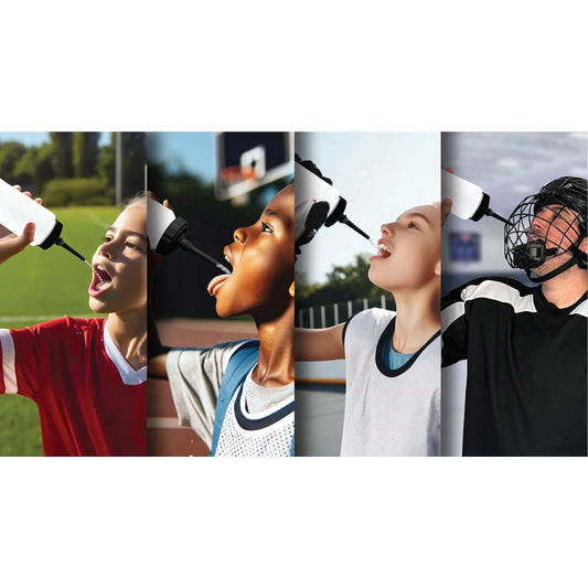 (3 Pack)  Water Squirt Bottle 750Ml with Extended Tip - 1Pc - Plastic - All Sports and All Ages!