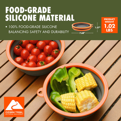 2 Pack Dog Travel Bowls Portable Foldable Dog Water Dish Bowl for Pets