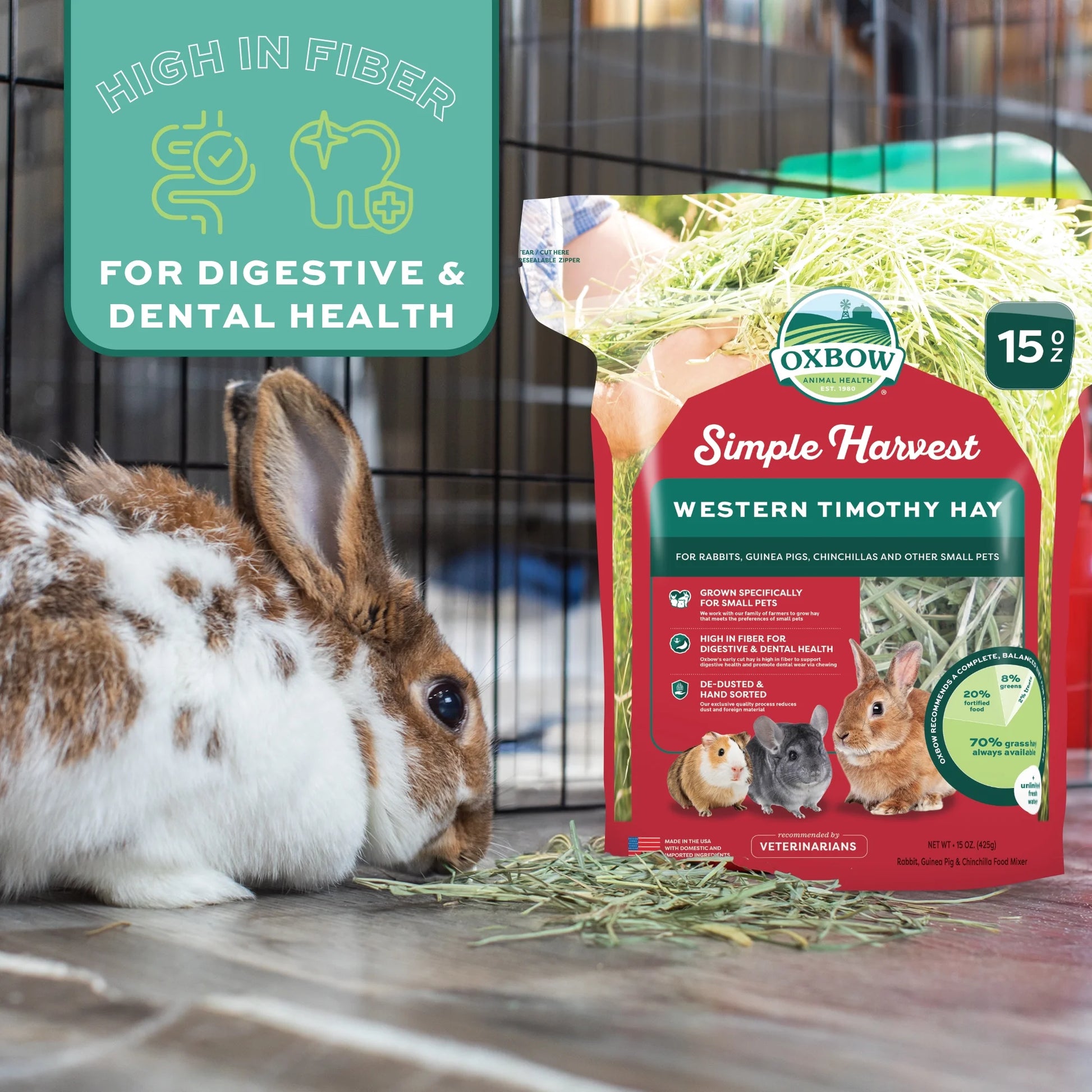 Simple Harvest Western Timothy Hay 15Oz.