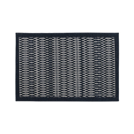 Silvestre Border Indoor Area Rug, Dark Blue, 30" X 45"