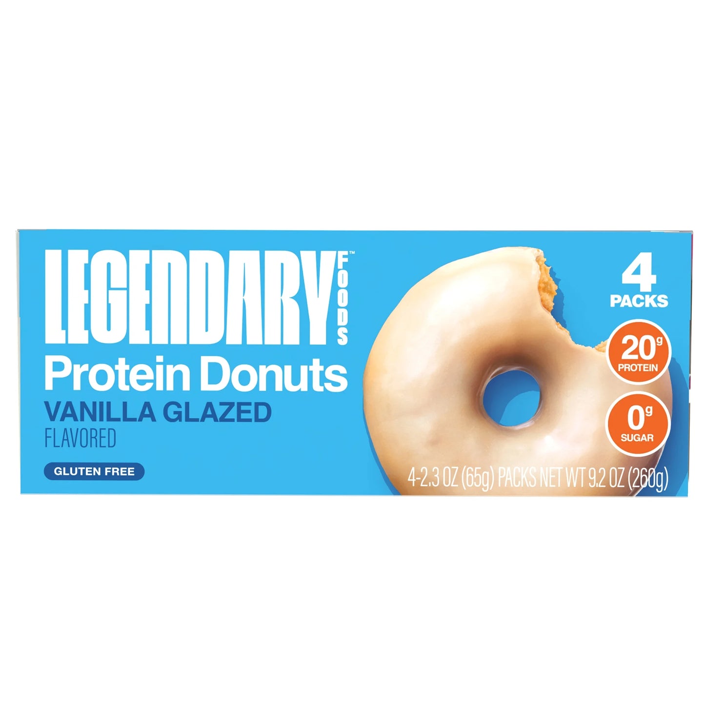 - Protein Donuts Vanilla Glazed 9.2Oz/4Ct