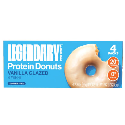 - Protein Donuts Vanilla Glazed 9.2Oz/4Ct